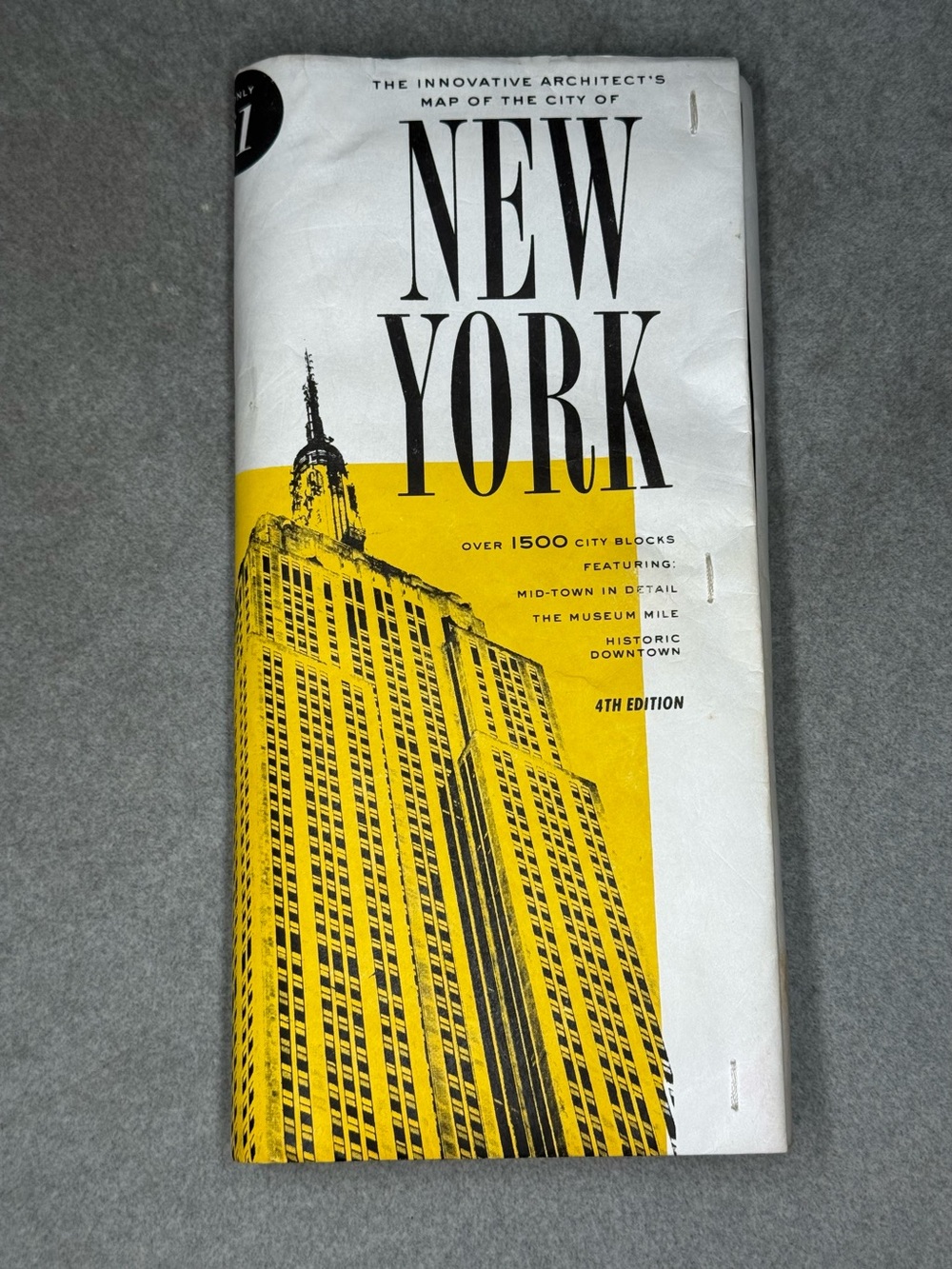 RARE KATE SPADE Far From the Tree NYC Map Clutch